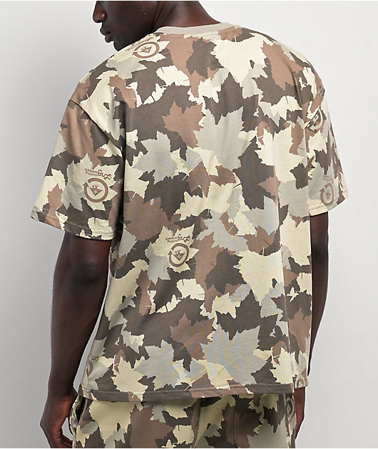 LRG Think Outside Tan Camo T-Shirt