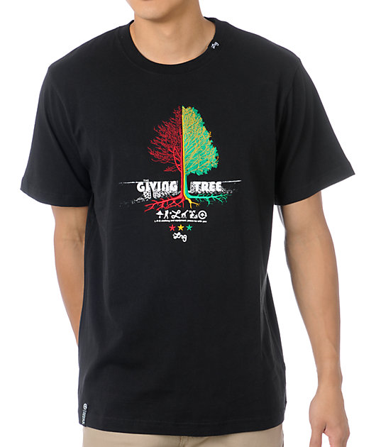 LRG Giver Black Knit T-Shirt | Zumiez
