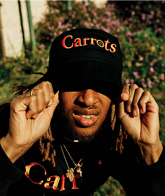 LRG x Carrots Cycle Woodmark Black Bucket Hat | Zumiez