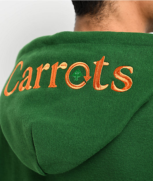 LRG x Carrots Lifted Script Hood Forest Green Hoodie Zumiez