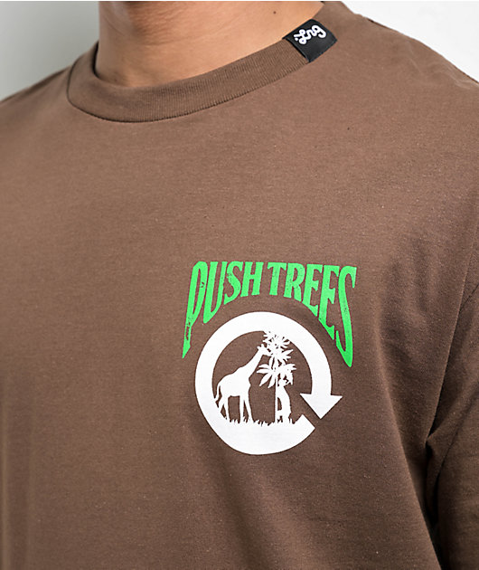 LRG x Push Trees Giraffe Brown T-Shirt