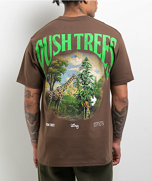 LRG x Push Trees Giraffe Brown T-Shirt | Zumiez