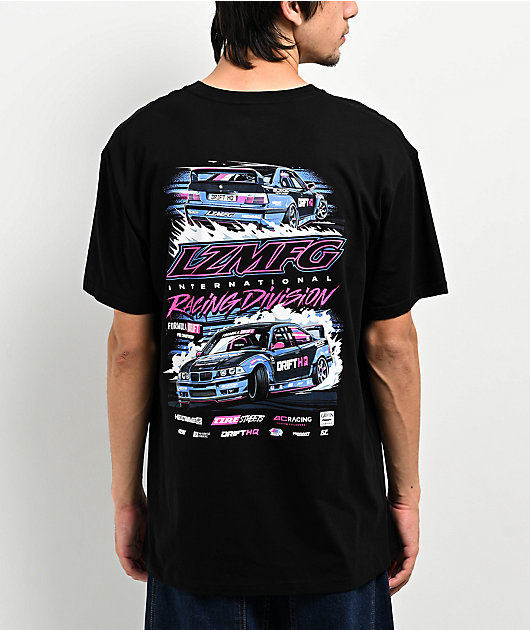 M&Mレーシングシャツ LZMFG Racing Division Black T-Shirt | Zumiez