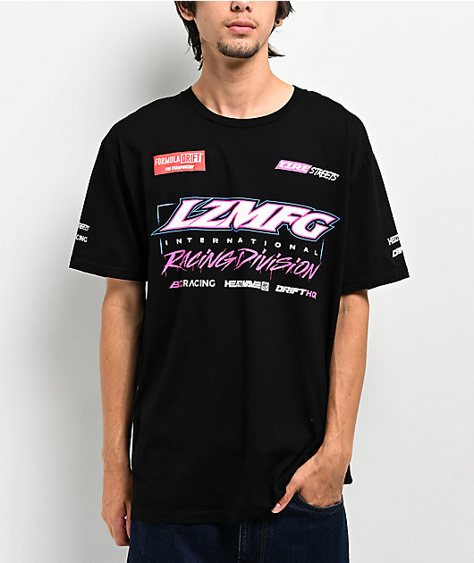 LZMFG Racing Division Drift Team Black T-Shirt | Zumiez
