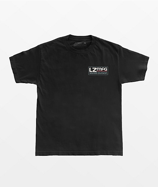 LZMFG Safari Division GTR Black T-Shirt