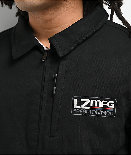 LZMFG Safari Division Service Black Zip Jacket | Zumiez