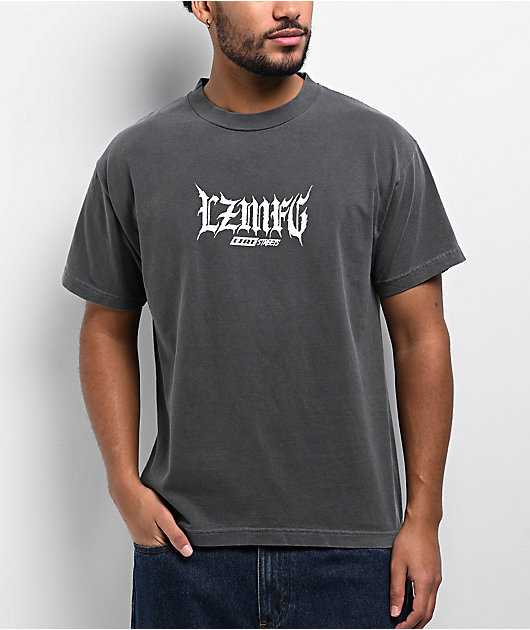LZMFG Tire Fire Charcoal T-Shirt | Zumiez