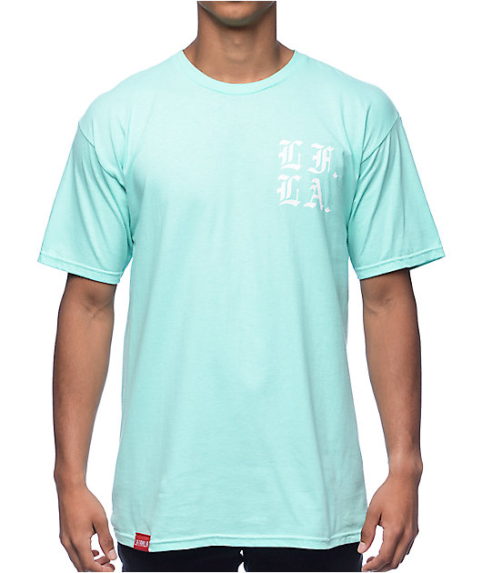 camiseta color menta