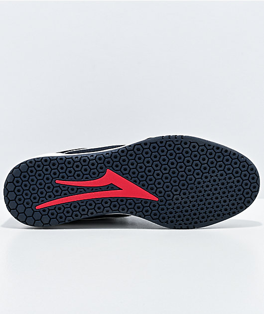 Lakai Atlantic zapatos de skate de ante gris y azul marino