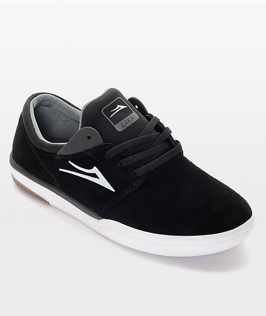 Lakai Fremont Black \u0026 White Skate Shoes 