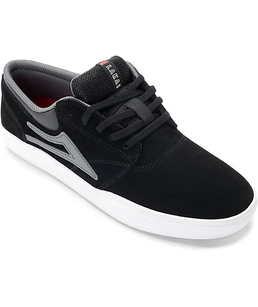 Grey \u0026 White Suede Skate Shoes | Zumiez
