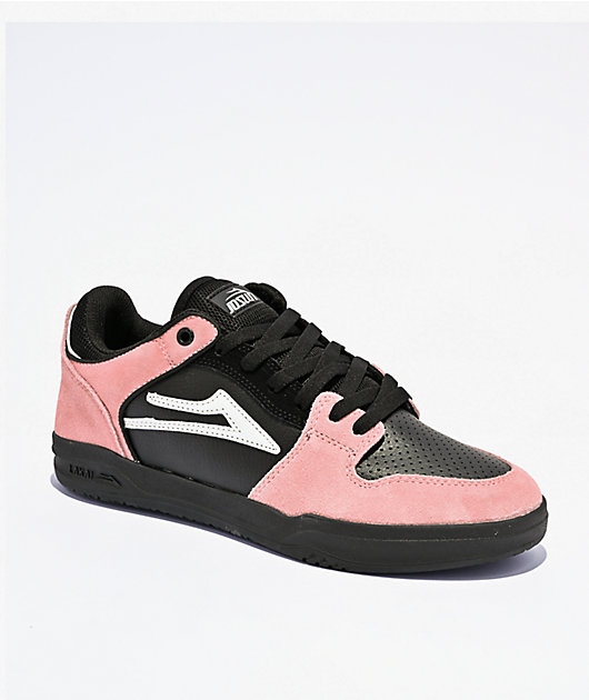 Lakai Joslin Telford Low Black & Pink Skate Shoes | Zumiez