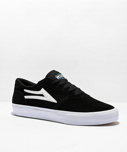nike black and white skate shoes