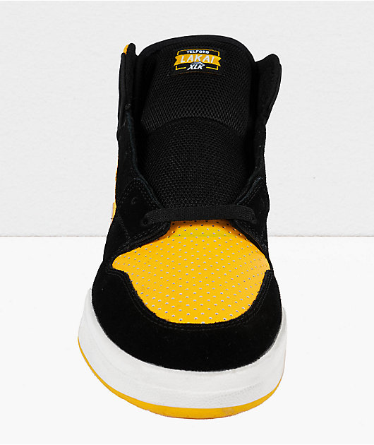 Lakai Telford Black & Yellow Shoes | Zumiez
