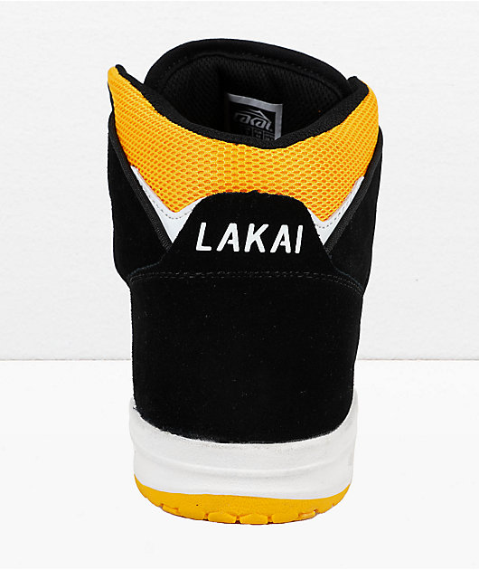 Lakai Telford Black & Yellow Shoes | Zumiez