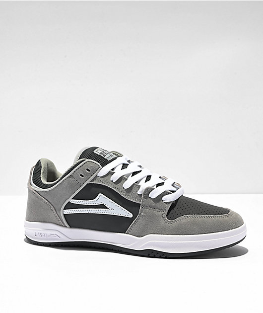 ラッキー Lakai Telford Low Light Grey Skate Shoes | Zumiez