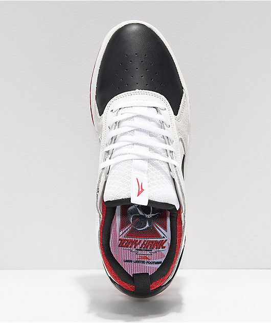 Lakai Tony Hawk Proto White & Black Skate Shoes