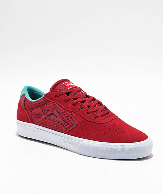 ラッキー Lakai x Chocolate Atlantic Vulc Red Skate Shoes | Zumiez