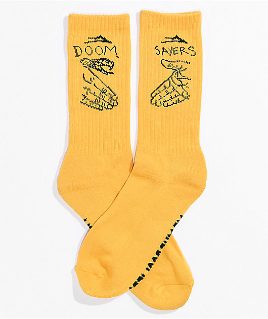 x Doomsayers calcetines amarillos
