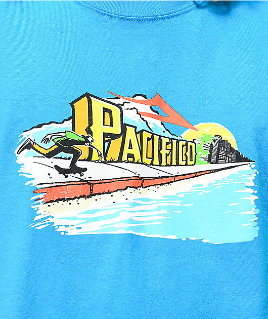 Lakai x Pacifico Push Cyan T-Shirt