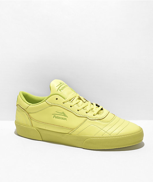 Lakai x Paterson Cambridge Lime Green Leather Skate Shoes Zumiez