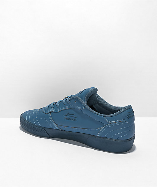 Lakai x Paterson Cambridge zapatos de skate de cuero azul