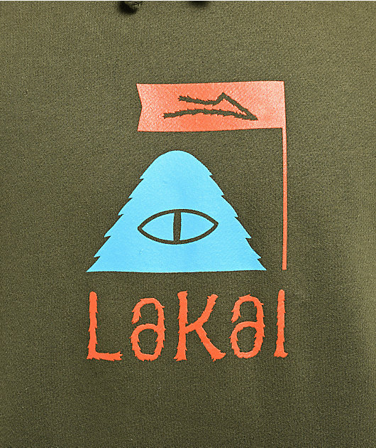 Lakai x Poler Summit Olive Hoodie | Zumiez