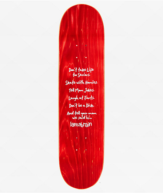 Lamebrain Bowl Riders Association 8.0" Skateboard Deck