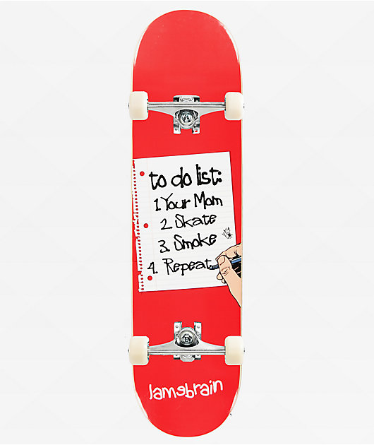 Lamebrain Chores 8.0" Assembled Skateboard Complete