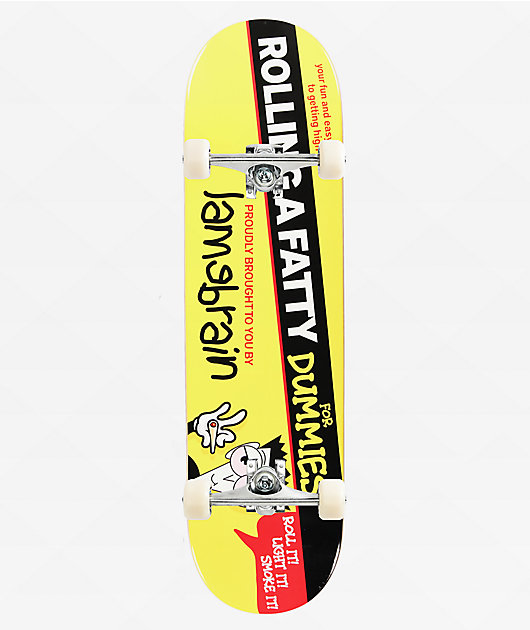 Lamebrain How To 8.5" Assembled Skateboard Complete
