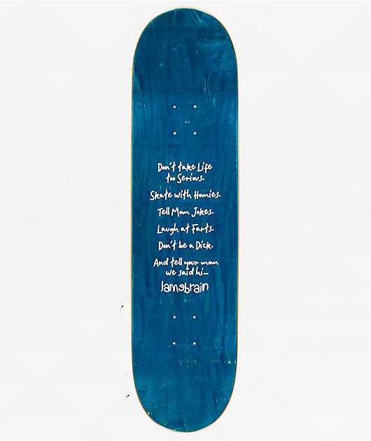 Lamebrain How To 8.5" Skateboard Deck