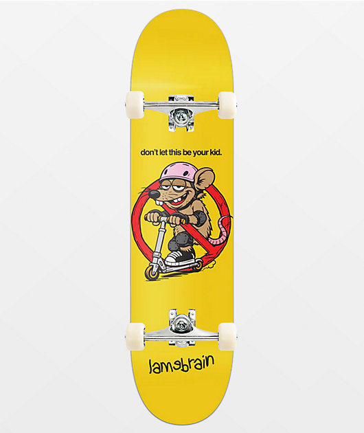 Lamebrain Just Say No 8.0" Assembled Skateboard Complete