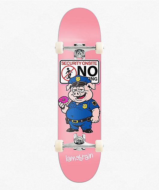 Lamebrain No Skating Here 8.5" Assembled Skateboard Complete