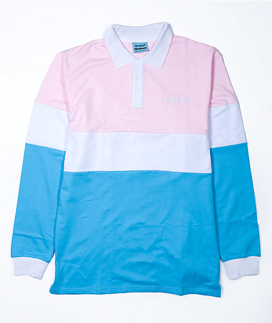 Lamebrain Pinky Long Sleeve Polo Shirt