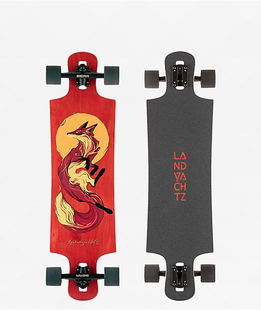Landyachtz Drop Hammer Sun Fox 36.5" Drop-Through Longboard Complete