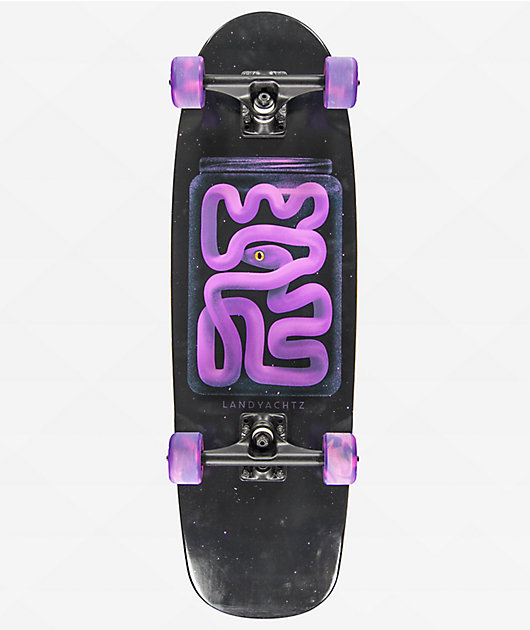 Landyachtz Tugboat Purple Snek 30" Cruiser Skateboard Complete