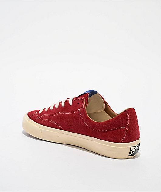 Last Resort AB VM003-LO Old Red Suede Skate Shoes | Zumiez