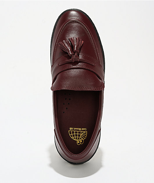 Last Resort AB VM005 Oxblood & Black Loafer Skate Shoes