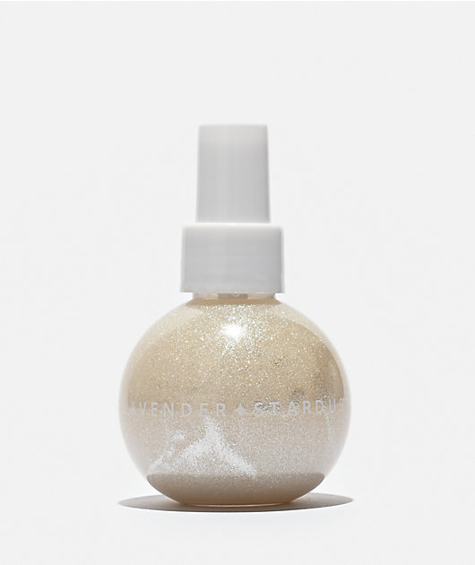 Lavender Stardust Disco Shimmer White Glitter Scented Body Mist