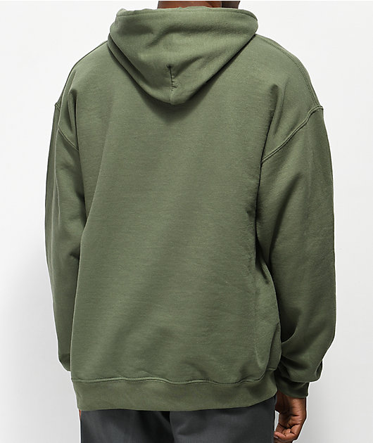 army green pullover