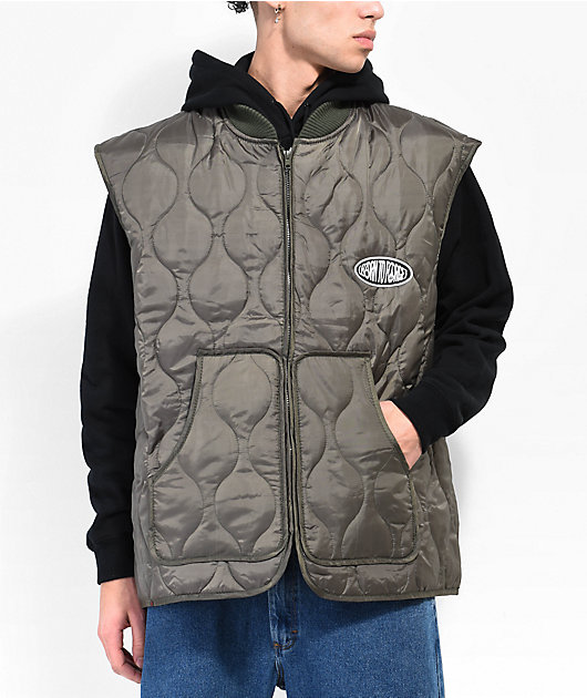 Learn To Forget Cry Later Green Field Vest