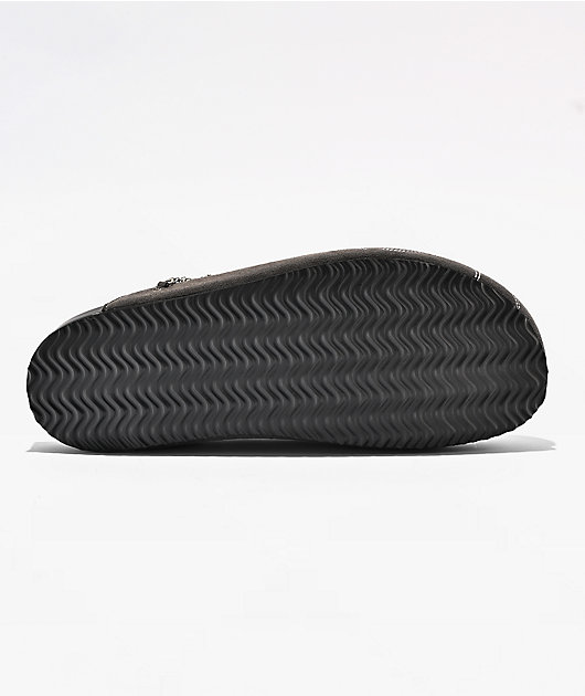 Learn To Forget Cyberchain Grey Mule Sandals