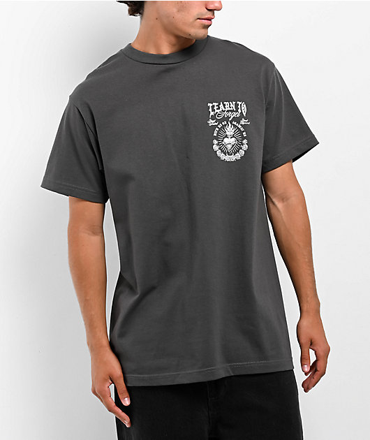 Learn To Forget Heart Of Thorns Grey T-Shirt