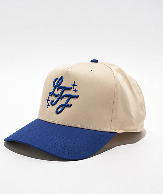 Learn To Forget LA Dosers Vintage Natural Blue Snapback Hat Zumiez