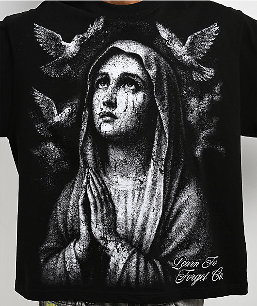 Learn To Forget Pray Black T-Shirt