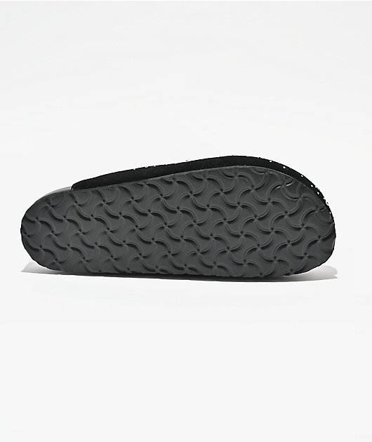 Learn To Forget Rhinestone Black Mule Sandals