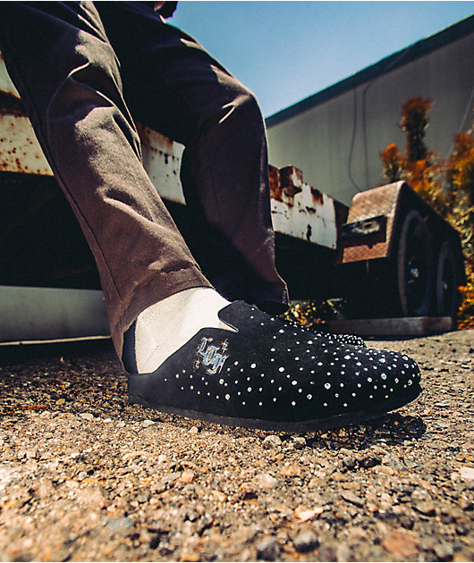 Learn To Forget Rhinestone Black Mule Sandals