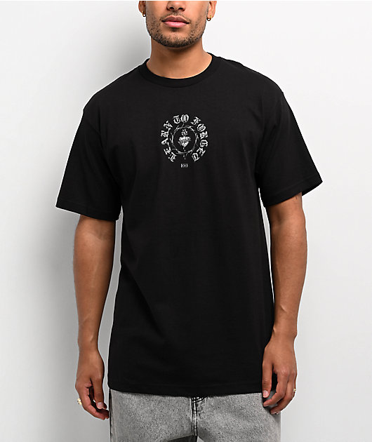 Learn To Forget Sacred Chrome Black T-Shirt