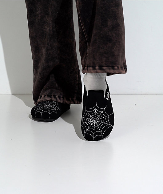 Learn To Forget Spider Web Black Mule Sandals video