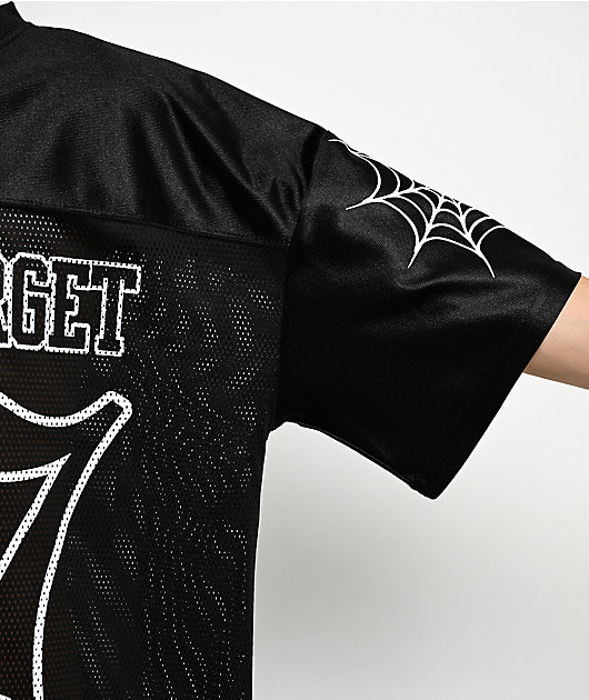 Learn To Forget Spiderweb Black Football Jersey